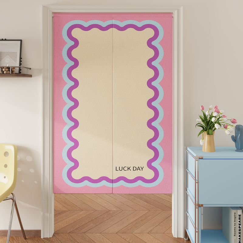 VIKAMA Japanese Morandi Abstra - Noren Curtain Doorway recension och pris