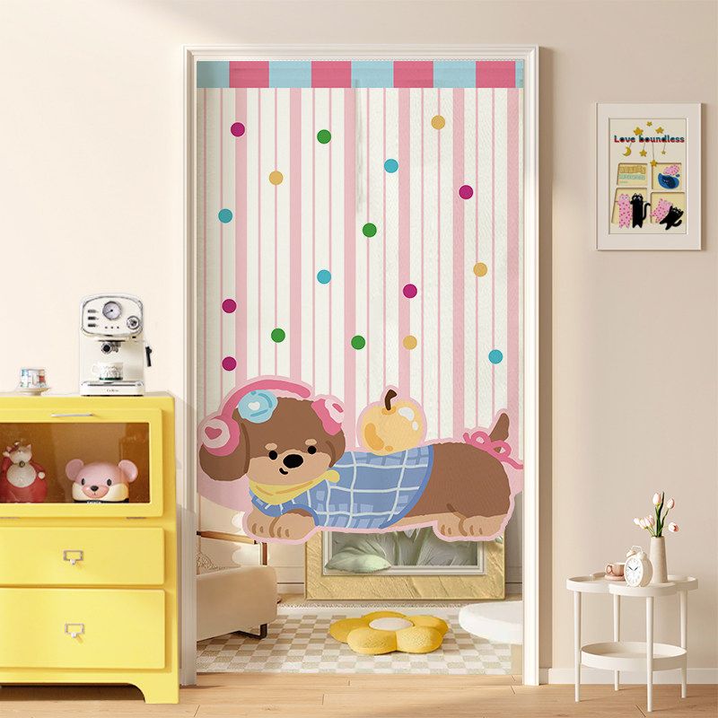 VIKAMA Japanese Colorful Polka - Noren Curtain Doorway recension och pris