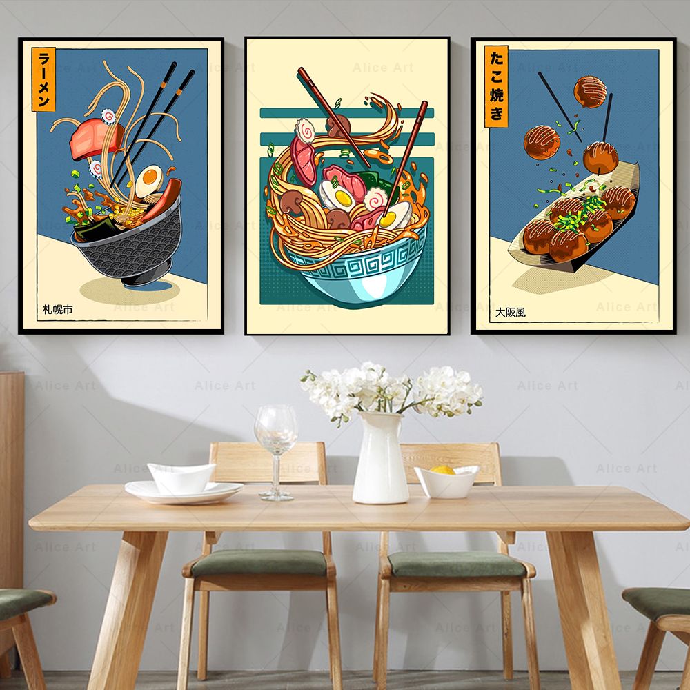 Japanese Style Poster Kitchen  - Japanese Food Lifestyle recension och pris