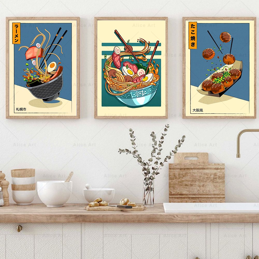 Japanese Style Poster Kitchen  - Japanese Food Lifestyle recension och pris