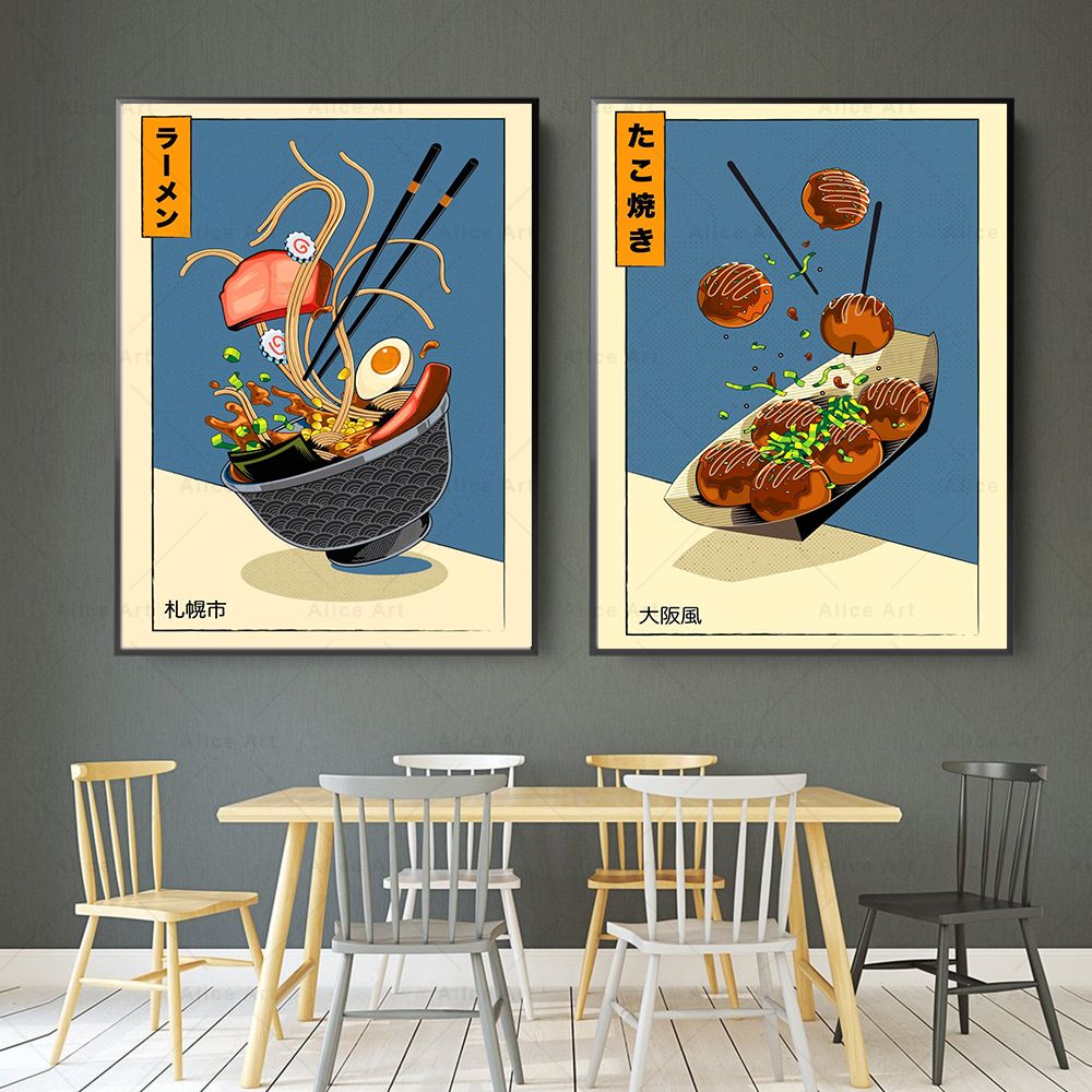 Japanese Style Poster Kitchen  - Japanese Food Lifestyle recension och pris