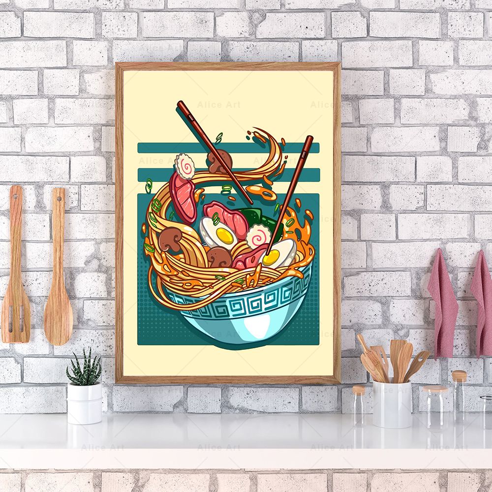 Japanese Style Poster Kitchen  - Japanese Food Lifestyle recension och pris